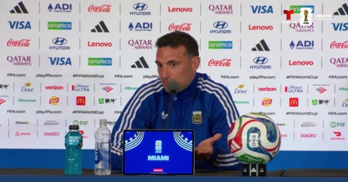 Scaloni habla sobre el supuesto favorecimiento a Argentina en el Mundial