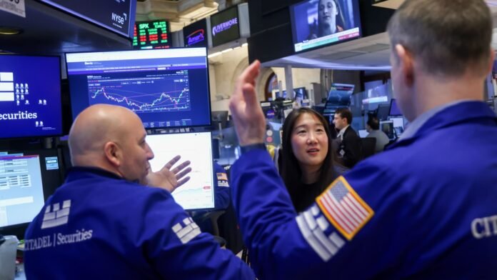 Stocks are higher, boosted by chipmakers and strong earnings: Live updates