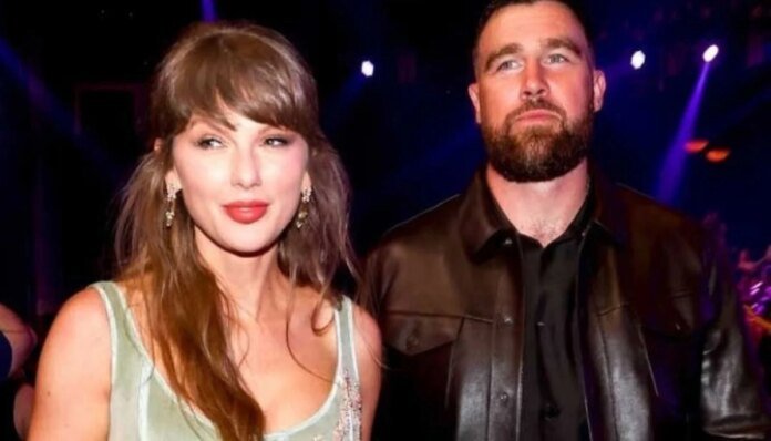 Taylor Swift, Travis Kelce seen for first time as newlyweds 
