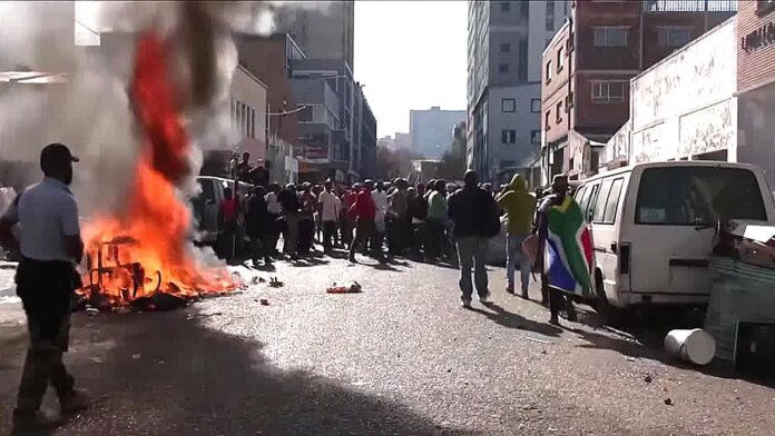 Thousands of police deployed across South Africa as deadly anti-immigration protests spread to multiple cities