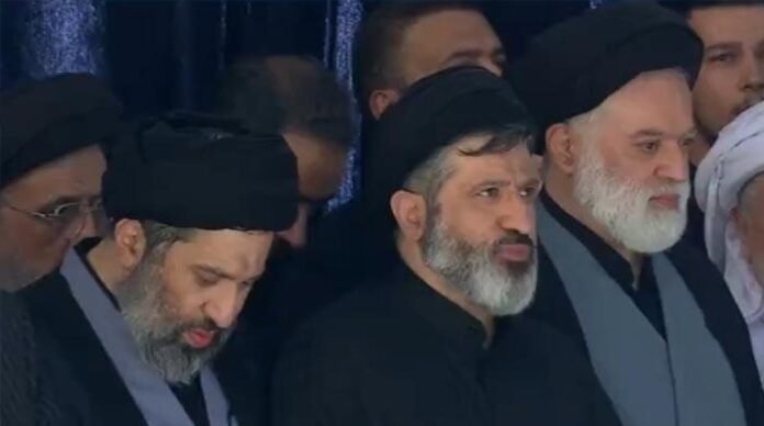 Three sons of Iran's martyred leader Khamenei appear at funeral, not his successor