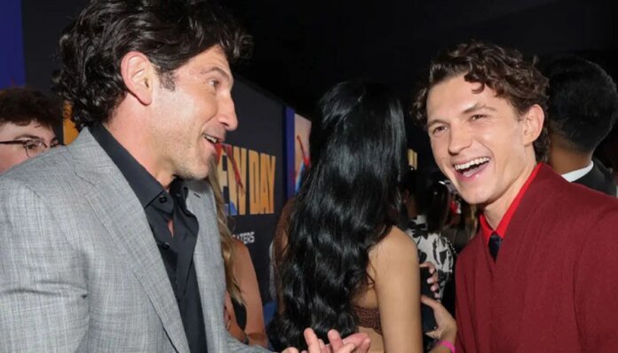 Tom Holland and Jon Bernthal let loose at 'Spider-Man: Brand New Day' after 'The Odyssey'