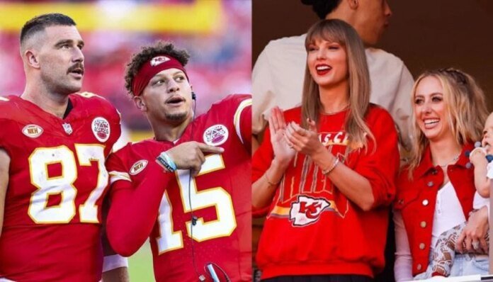 Travis Kelce's pal Patrick Mahomes posts rare glimpses of Taylor Swift wedding