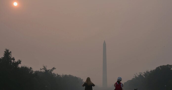 Trump fumes over Canadian wildfire smoke and issues tariff threat