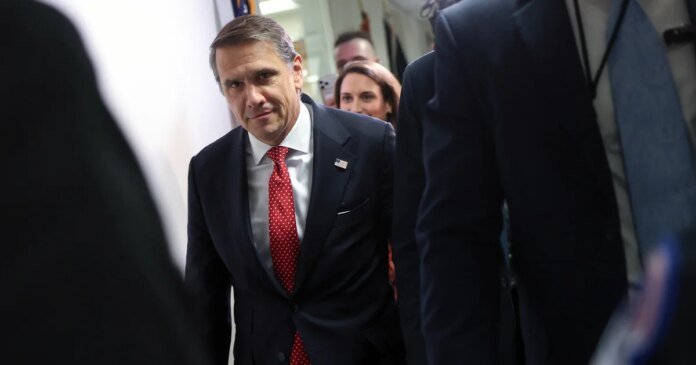Trump says he may pull Todd Blanche's nomination until Cornyn and Tillis leave office