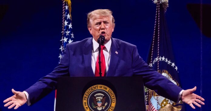 Trump touts America's 