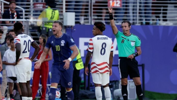 USMNT's Folarin Balogun gets red card, will miss Belgium game