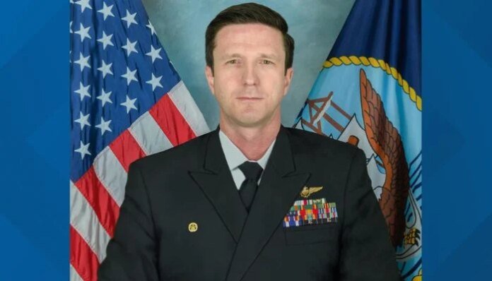 Who was Cdr. Edwards, US Navy pilot lost during helicopter mishap in Arabian Sea?