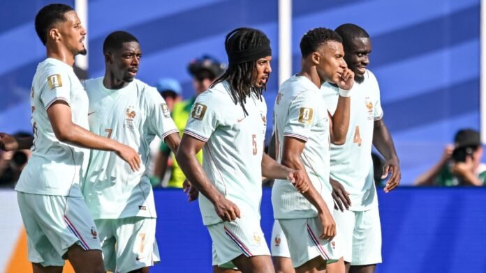 World Cup updates: Mbappé, Dembelé strike to double France's lead over Morocco