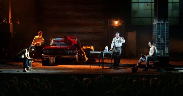 A ‘Death of a Salesman,’ Edged in Darkness