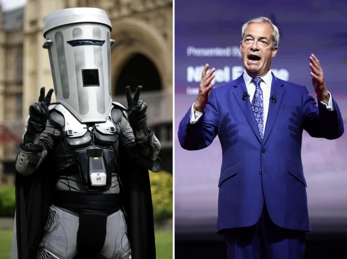 Beating ‘Binface’ may not save Trump ally Farage, as scandal mars populist’s image