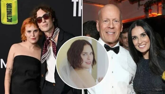 Bruce Willis and Demi Moore's daughter Tallulah marries Justin Acee