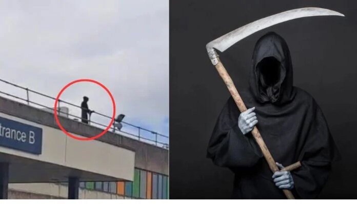 'Grim Reaper' climbs hospital roof, stares at patients, gets arrested