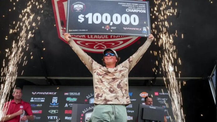 Jack Story skipped his high school graduation to go bass fishing and walked away with $100K
