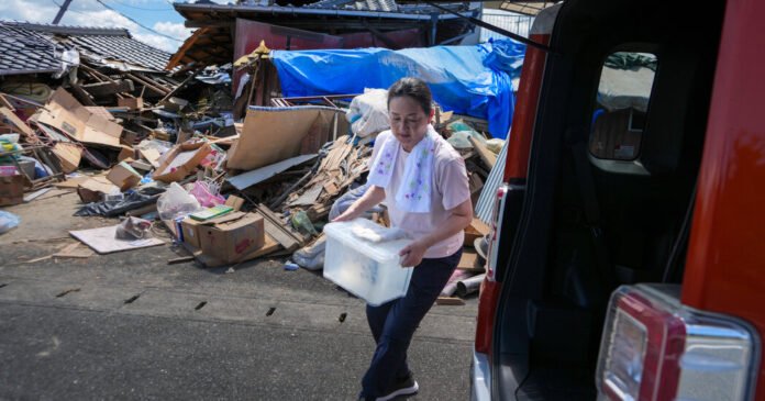 Japan’s Rescuers Battle Cruel Heat After Major Earthquake