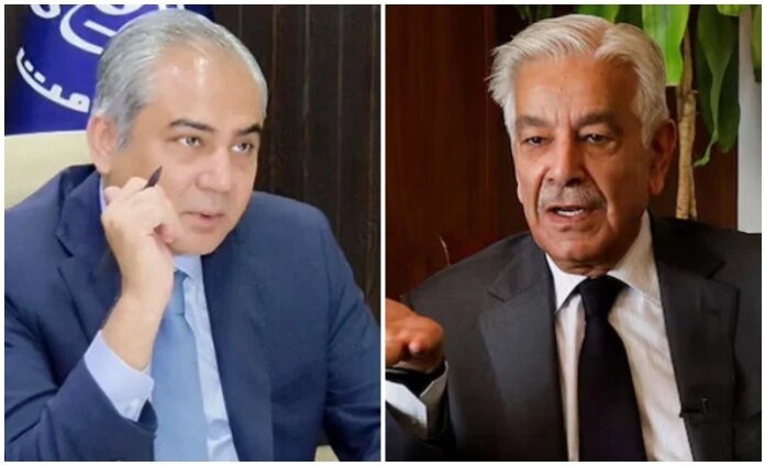 Khawaja Asif asks Mohsin Naqvi to start reforming system through his ministry