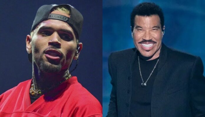 Lionel Richie takes dig at Chris Brown during concert