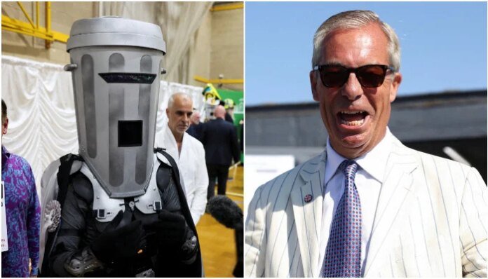 Nigel Farage regains UK parliamentary seat, fights off Count Binface challenge