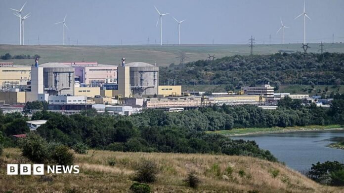 A view of the Cernavodă plant on the Danube River. Photo: 13 August 2026
