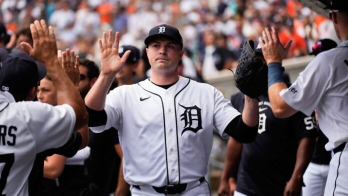 Tarik Skubal fights tears in emotional farewell to Tigers