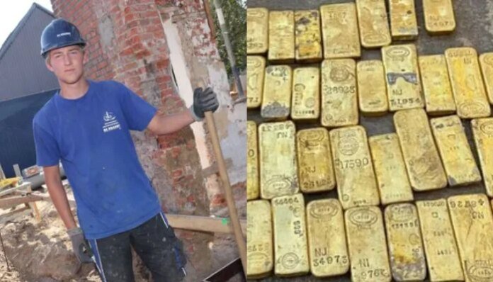 Teen discovers gold worth $10 million in Belgian property walls