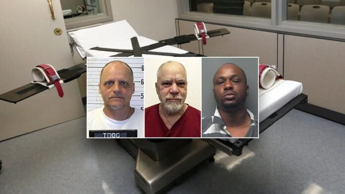 Three death row inmates executed by lethal injection in rare same-day string across US