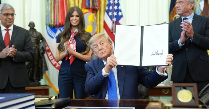 Trump Signs Executive Order Calling for Fewer Childhood Vaccines