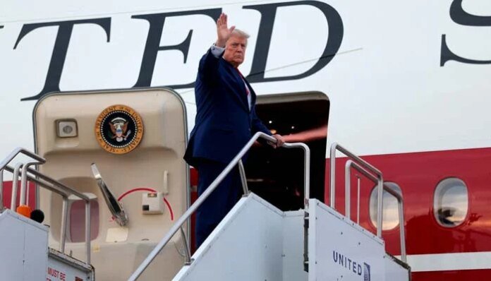 Trump says his plane faced 'greater risk' in secret flight change