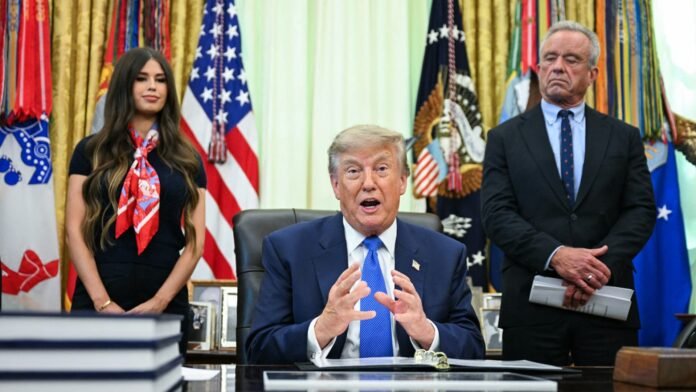 Trump signs executive order calling for fewer childhood vaccines, falsely linking shots to autism