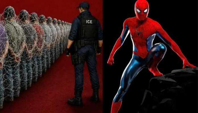 White House draws backlash for using Spider-Man as an ICE agent